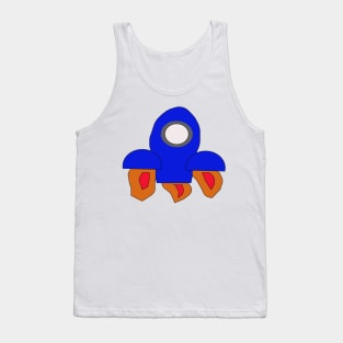 Rocket vector illustration Tank Top